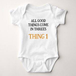 Baby Triplets, lustige Triplets Geschenkidee, neut Baby Strampler