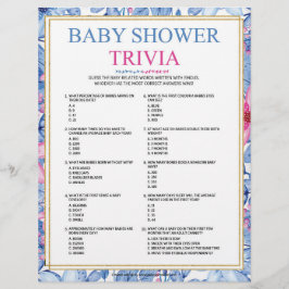 Baby Trivia [Florfarben] Briefbogen