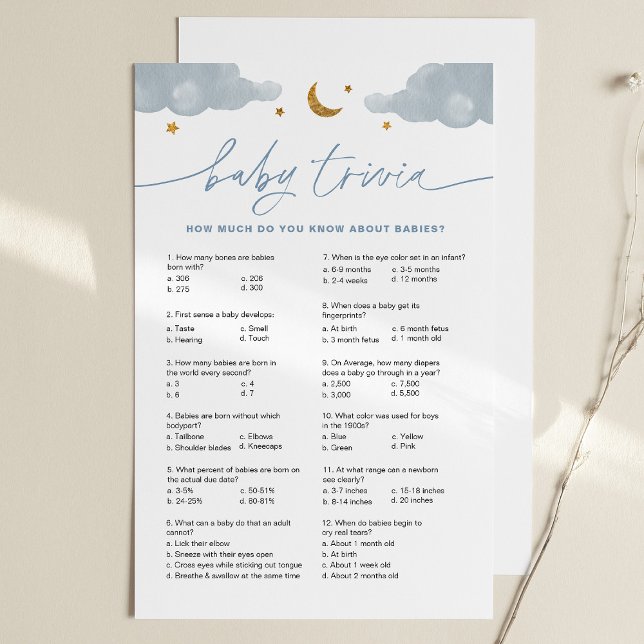 Baby Trivia Shower Game Boy Twinkle Little Star (Von Creator hochgeladen)