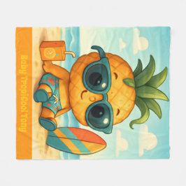 Baby TropiCool Tony - Ananas Empire Fleecedecke