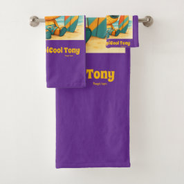 Baby TropiCool Tony - Pineapple Empire Badhandtuch Set