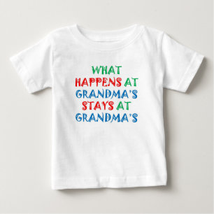 Baby TShirt : ce qui se passe chez grand-mère