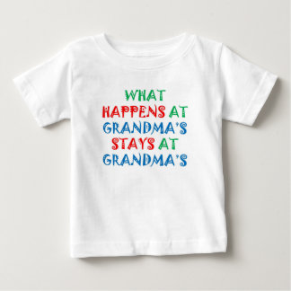 Baby TShirt : ce qui se passe chez grand-mère