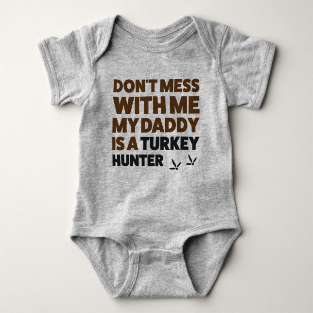 Baby Turkey Junting Jersey Bodysuit Shirt (Vorderseite)