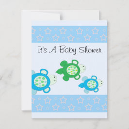 Baby Turtle Baby Dusche Einladung