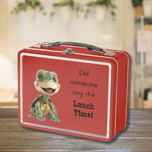 Baby Turtle Eager Eater Metall Brotdose