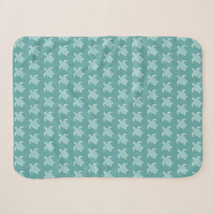 Baby Turtle Gemustert Niedlich Blue Sherpadecke