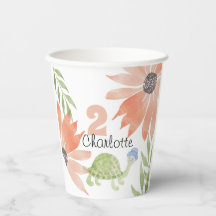 Baby Turtle Watercolor Handgemalt