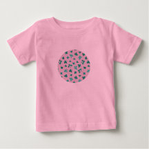 Baby Tutubodysuit mit Klee-Blätter auf Rosa