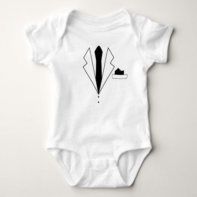 Baby Tux Baby Strampler (Vorderseite)