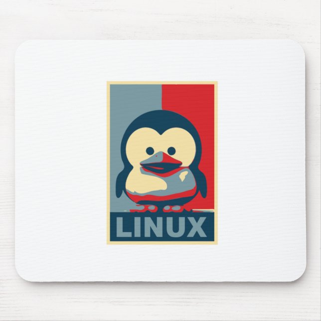 Baby Tux Linux Mousepad (Vorne)
