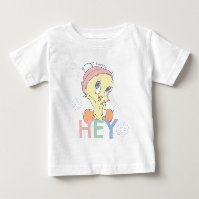 Baby TWEETY™ Hey Snow Baby T-shirt (Vorderseite)