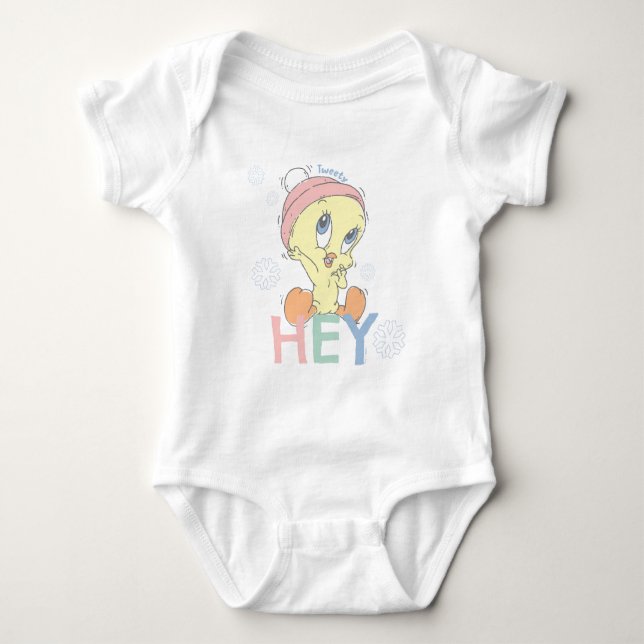 Baby TWEETY™ Hey Snow Strampler (Vorderseite)