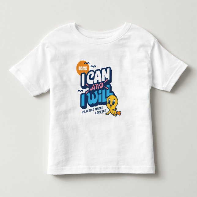 Baby TWEETY™ - Ich kann und werde Kleinkind T-shirt (Vorderseite)