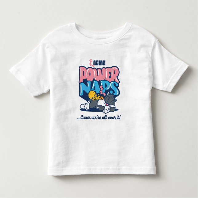 Baby TWEETY™ & SYLVESTER™ Power-Nickerchen Kleinkind T-shirt (Vorderseite)