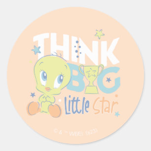 Baby TWEETY™ - Think Big Little Star Runder Aufkleber