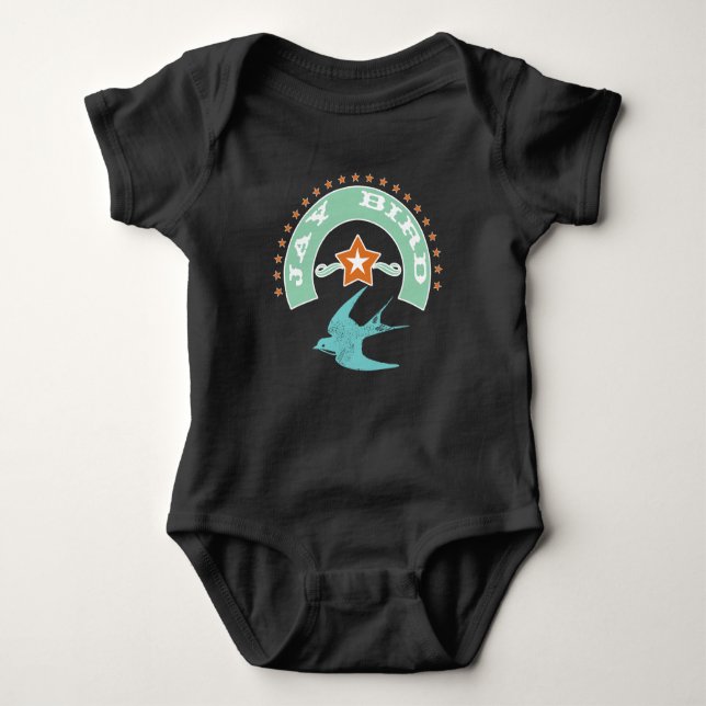 Baby und Babyname Strampler (Vorderseite)