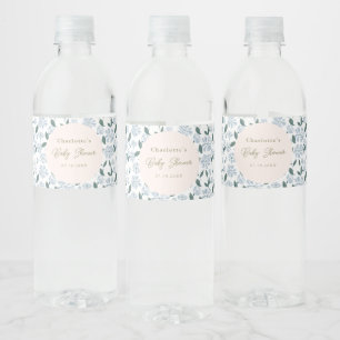 Baby und Dusty Blue Floral Baby Dusche nach Maß