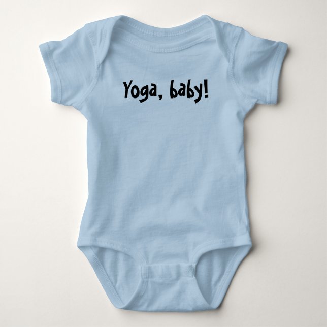 Baby und Kinder: Yoga, Baby! - Strampler für Junge (Vorderseite)