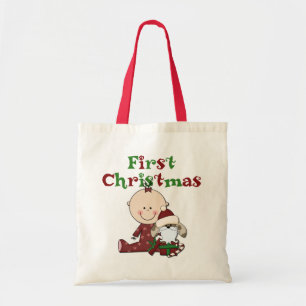 Baby- und Santa-Dog-T - Shirt Tragetasche