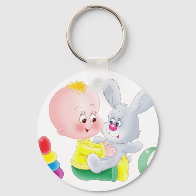 Baby und sonnig schlüsselanhänger (Vorderseite)
