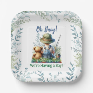 Baby und Teddy Bear Babyparty Pappteller