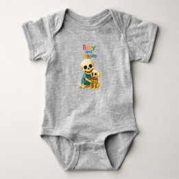Baby und Waggles — Die Knochenköpfe Strampler