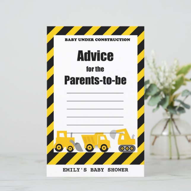 Baby Under Construction Baby Shooting Game PRINTED (Stehend Vorderseite)