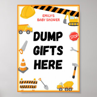 Baby Under Construction Baby Shooting Game-Zeichen Poster