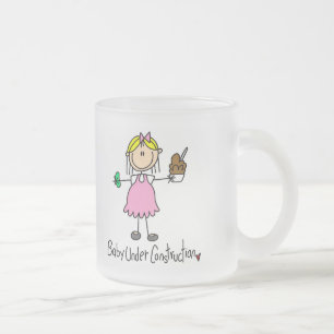 Baby Under Construction T-Shirts und Geschenke Mattglastasse