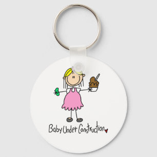 Baby-Under-Construction-T-Shirts und Geschenke Schlüsselanhänger