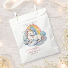 Baby Unicorn Danke Girls Baby Shower Geschenktütchen