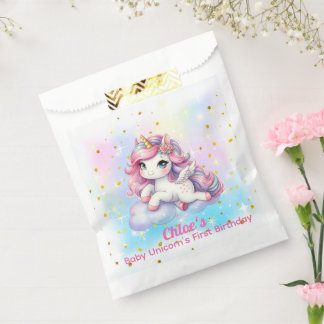 Baby Unicorn Favor Bags Geschenktütchen