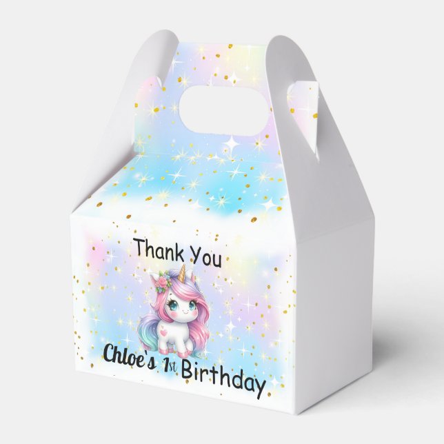 Baby Unicorn Gift Box, Geschenkschachtel (Vorderseite)