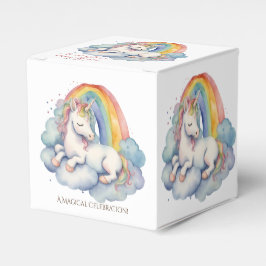 Baby Unicorn Girl Baby Shower Geschenkschachtel