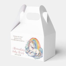 Baby Unicorn Girl Baby Shower Geschenkschachtel