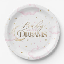Baby unserer Dreams Moon and Stars Pink Baby Dusch
