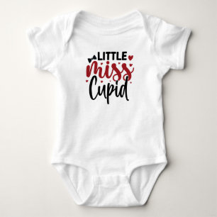 Baby Valentine's Day Little Miss Cupid Baby Bodysu Baby Strampler