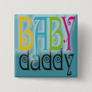 Baby-Vati - Geschlechts-neutrale Person Button