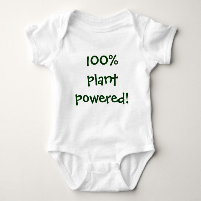 Baby vegan baby strampler (Vorderseite)