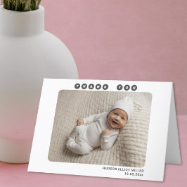 Baby Vielen Dank für die Geburtshilfekarte Dankeskarte