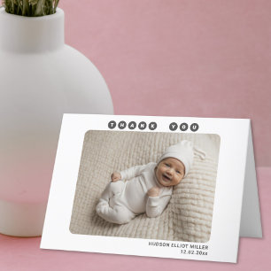 Baby Vielen Dank für die Geburtshilfekarte Dankeskarte