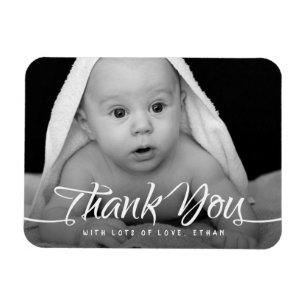 Baby Vielen Dank für Ihr individuelles Foto Chic H Magnet