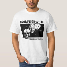 Baby, vieux et crâne Séquence d'évolution T-shirt