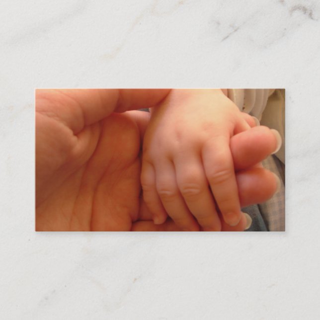 Baby-Visitenkarte Visitenkarte (Vorderseite)