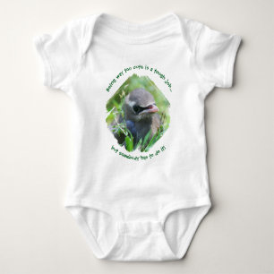 Baby-Vogel viel zu süß Baby Strampler