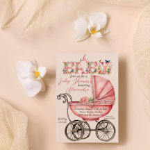 Baby-Wagen Mädchen Baby-Party
