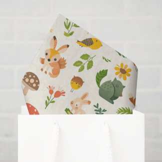 Baby-Waldtiere Seidenpapier