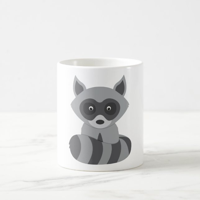 Baby-Waschbär Kaffeetasse (Mittel)