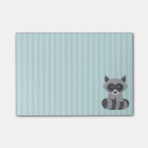 Baby-Waschbär Post-it Klebezettel